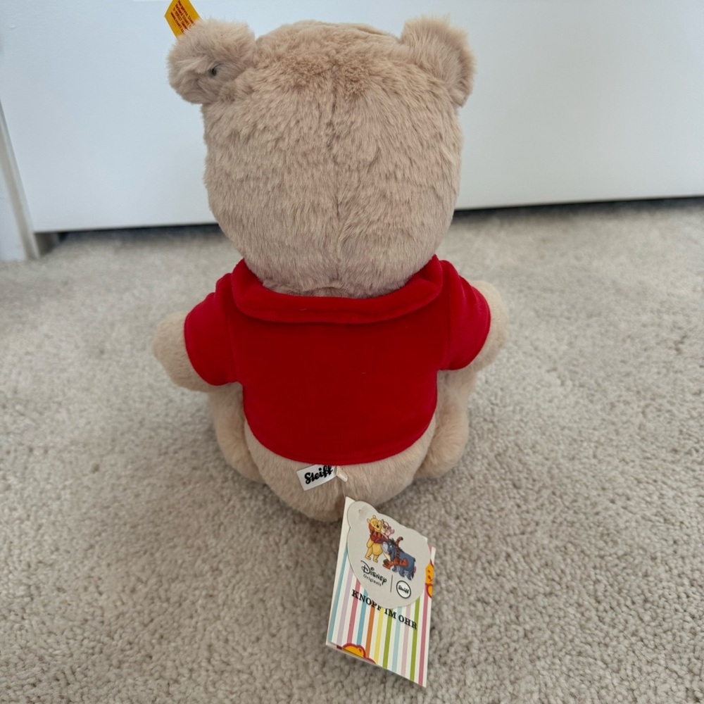 Steiff Disney Winnie The Pooh Bear Handmade Jointed Plush - Picture 7 of 11